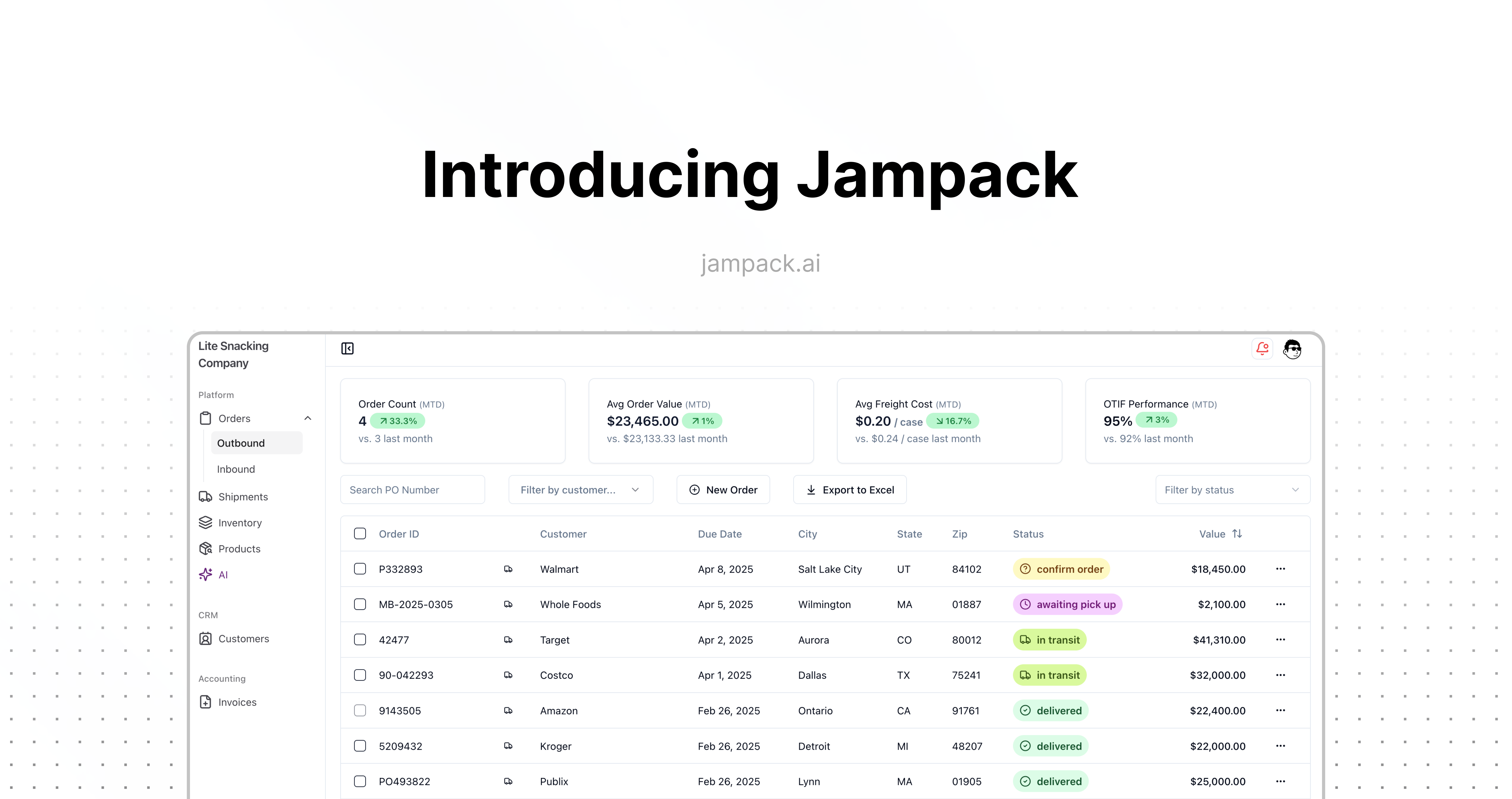 Introducing JAMPACK